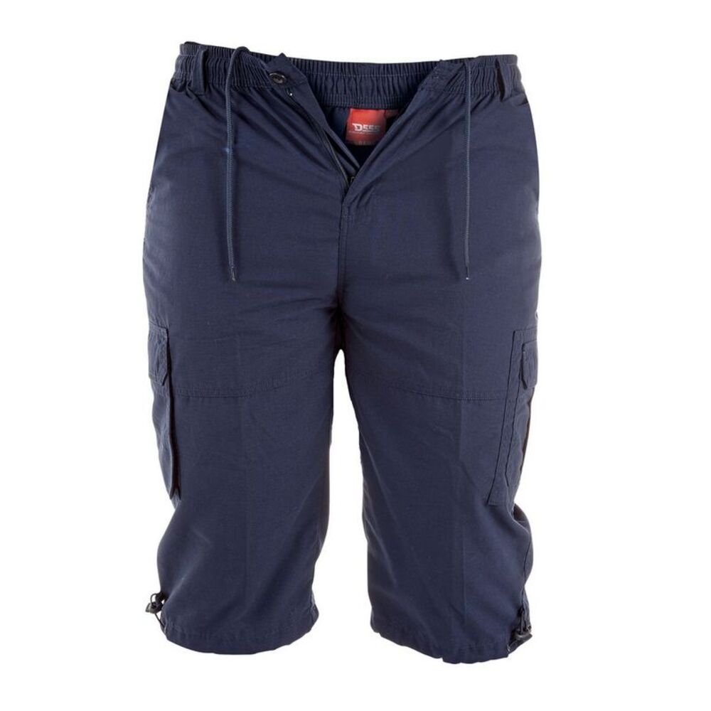 Duke Mens D555 Mason Kingsize Cargo Shorts / Navy